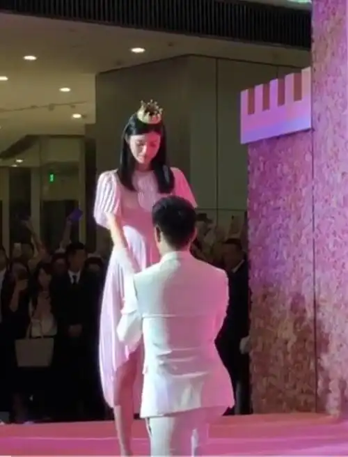 何猷君成功求婚奚梦瑶99999朵玫瑰冧爆全场