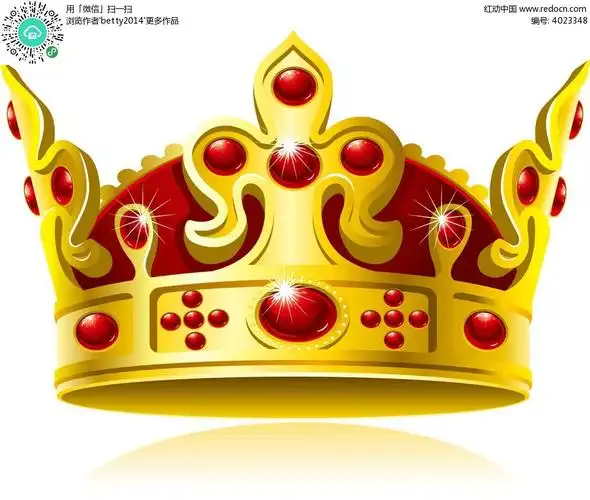 矢量金色皇冠素材
