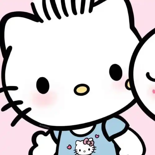 情侣头像超话一期可爱hello kity呆萌·情头90  #情头##无水印头像