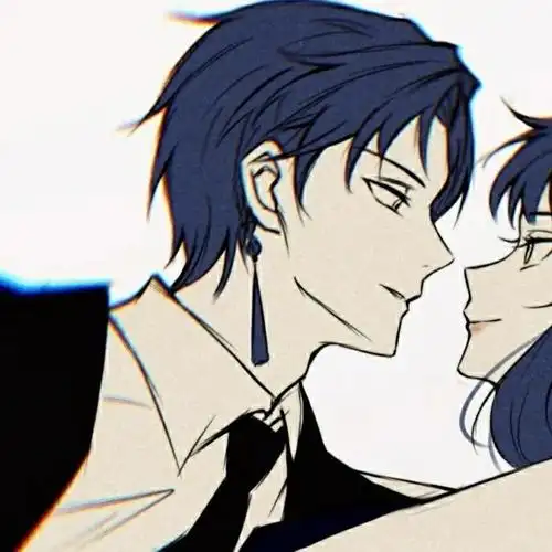 好看的情侣手绘头像一男一女