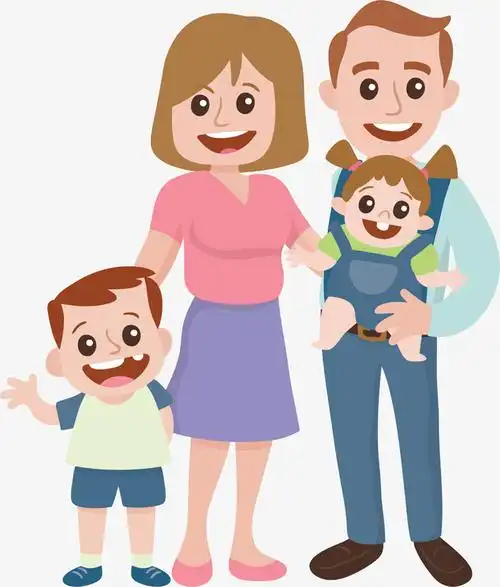 开心快乐一家四口