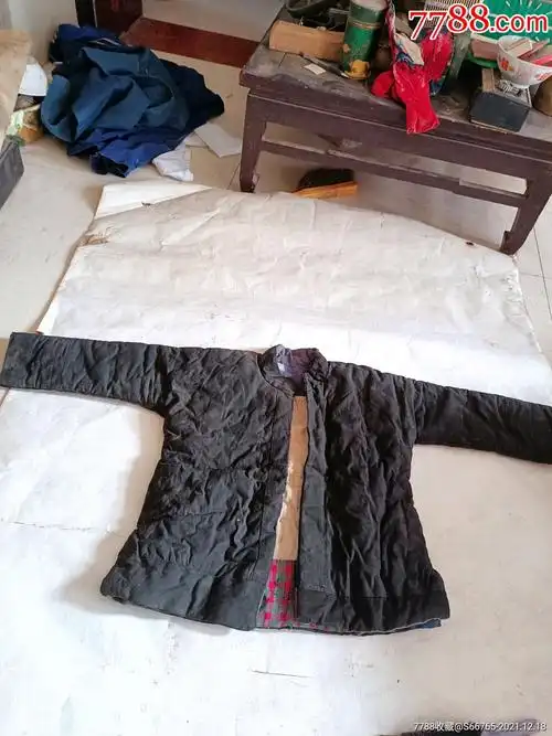 怀旧老手工补丁拼接布棉袄,其他服饰,上衣,六十年代(20世纪),儿童,au2