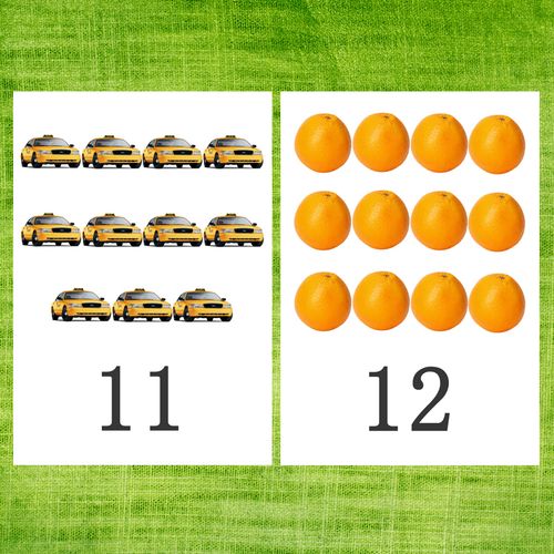 点数数字数数卡片自闭症孤独症发育迟缓教学认知玩具挂图