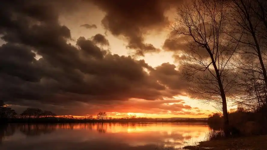 唯美夕阳风光美景桌面壁纸