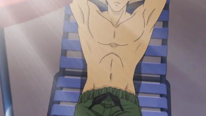 那天我手伸出手,摸到了腹肌,真的好硬#名侦探柯南