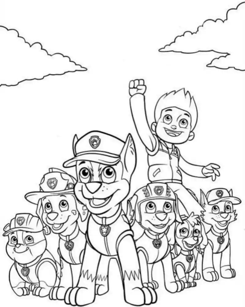 汪汪队简笔画 看我动画片学完识字来画画