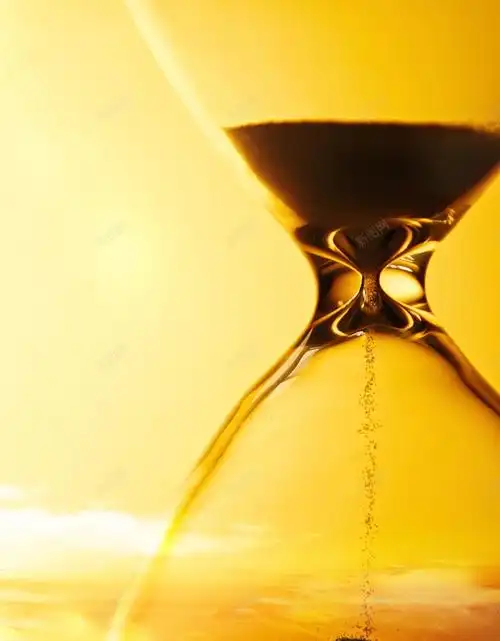 唯美时光沙漏背景