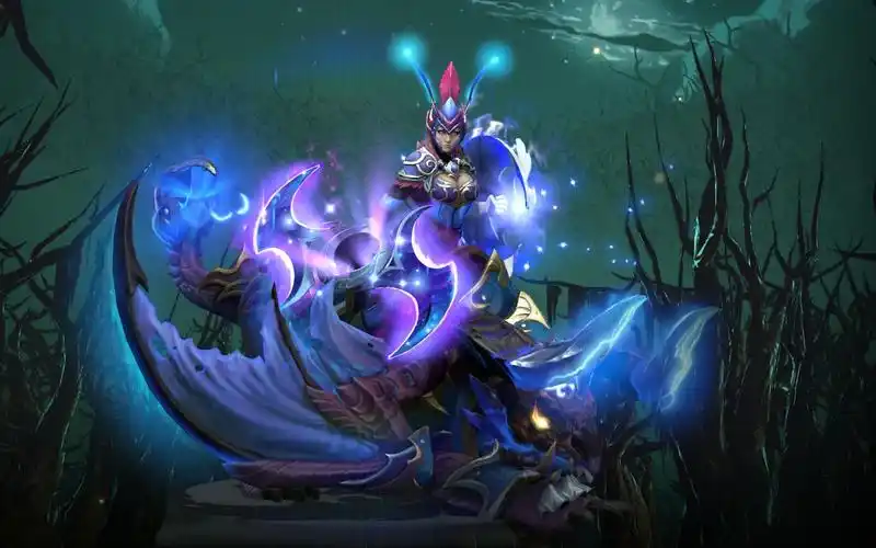 dota2为露娜换上了新坐骑实力都上升了一截