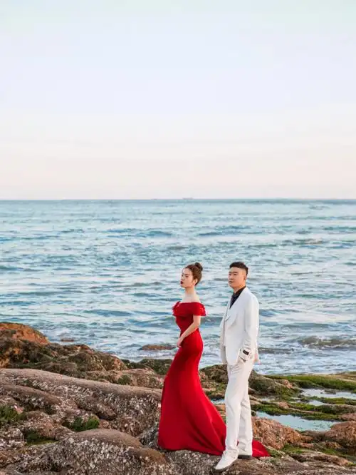 青岛海景婚纱照