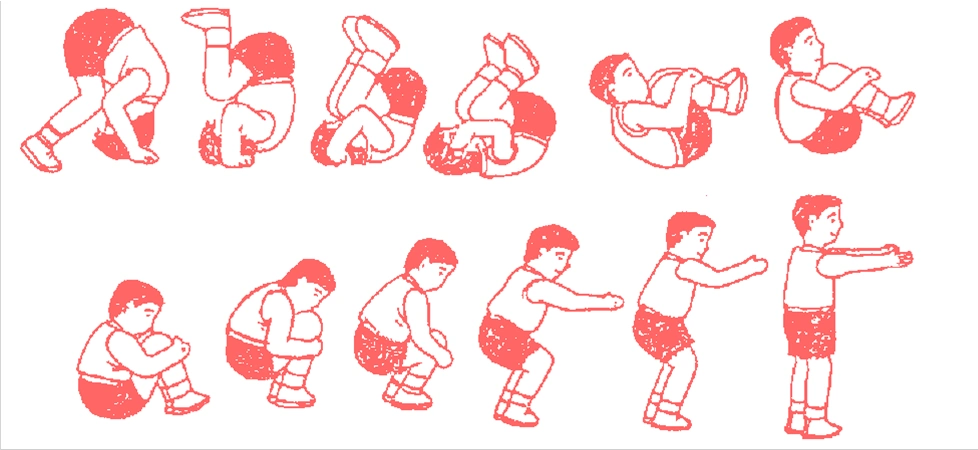 连贯的动作简笔画