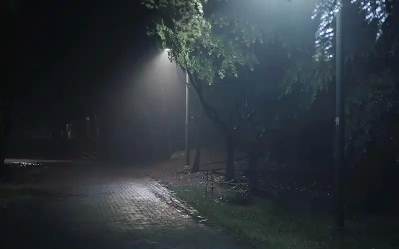 【10小时】放松失眠的雨声 | 夜晚安静公园的惬意雨 | 白噪声
