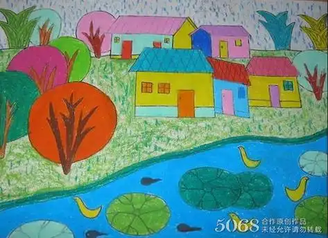 画家乡简笔画画家乡简笔画二年级