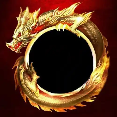 霸气炫彩头像边框素材