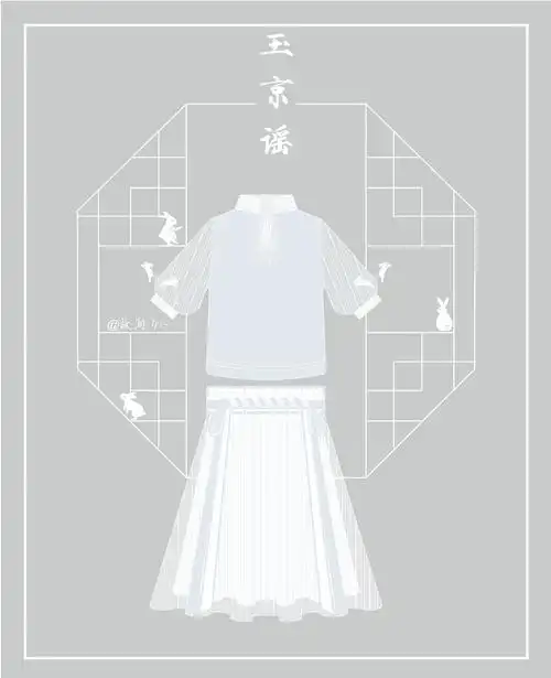 【玉京谣】国风少女原创服装设计