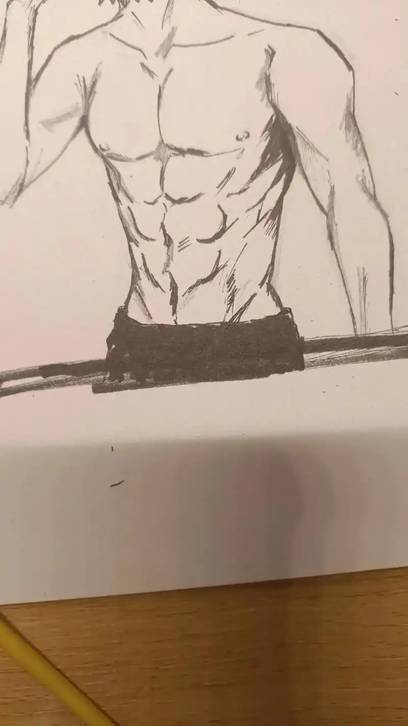 画画 #动漫 #简笔画 #肌肉男#帅哥 - 抖音