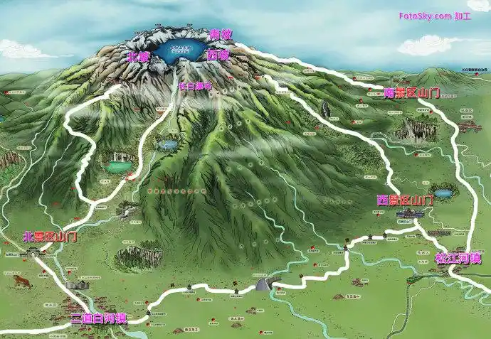 大美长白山天池