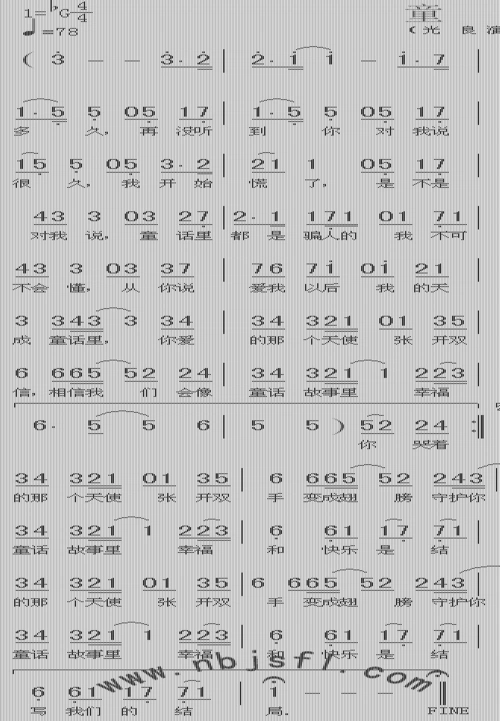 经典歌曲曲谱大全 流行歌曲简谱合集