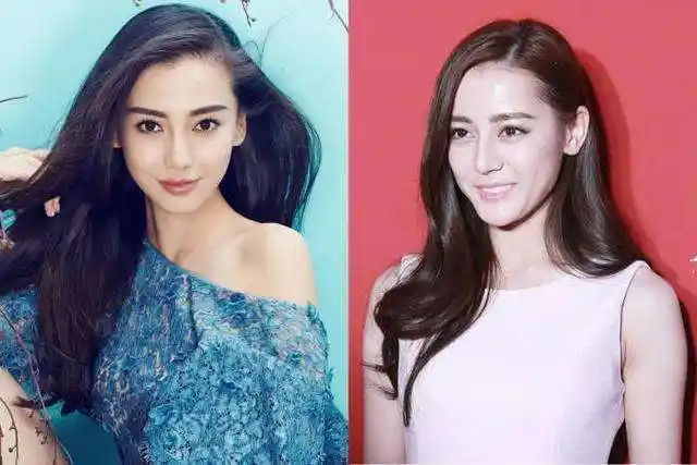 目前娱乐圈最火的两个女明星,angelababy和迪丽热巴,两个人谁更美?