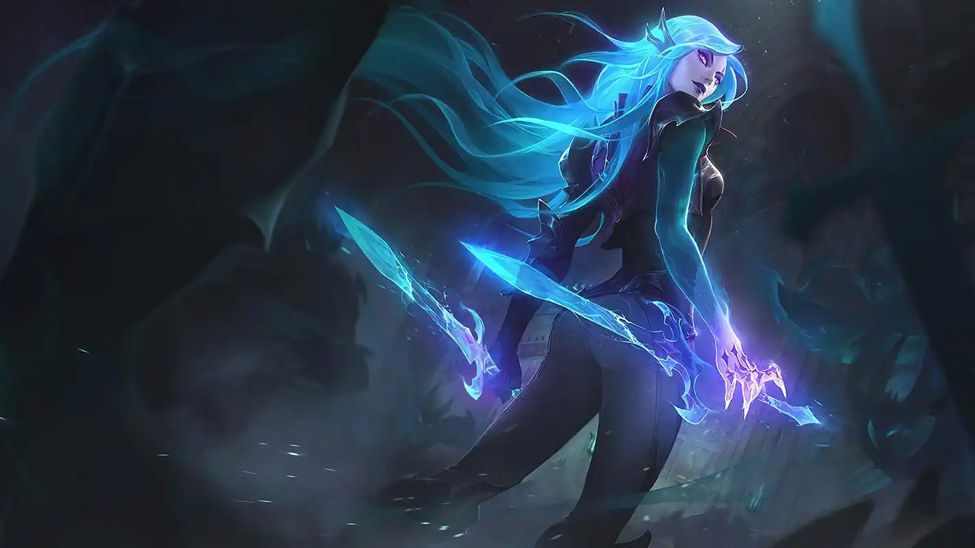 lol英雄联盟卡特琳娜万圣节皮肤原画高清宽屏壁纸