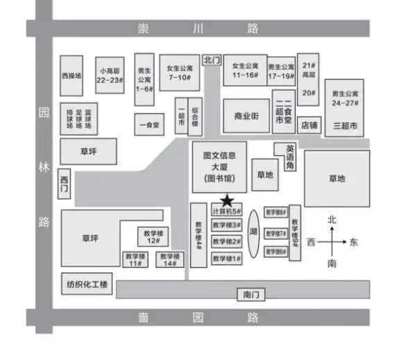 南通大学啬园校区计算机楼(方肇周楼)地址:南通市啬园路9号因疫情防控