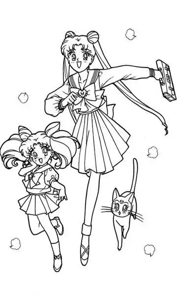 美少女战士简笔画美少女简笔画可爱简单漂亮动漫美少女头像简笔画百度