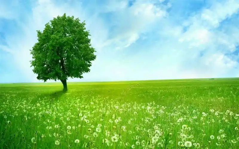 蓝天白云高清自然风景图片桌面壁纸