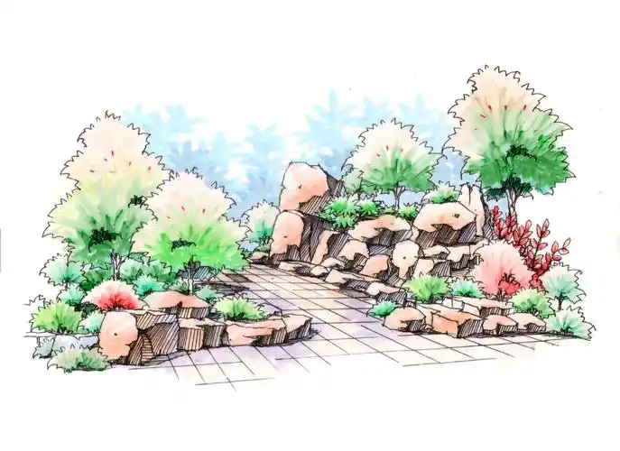 设计师: 晋绘手绘 设计机构: 晋绘手绘 作品类型: 园林景观 项目类型