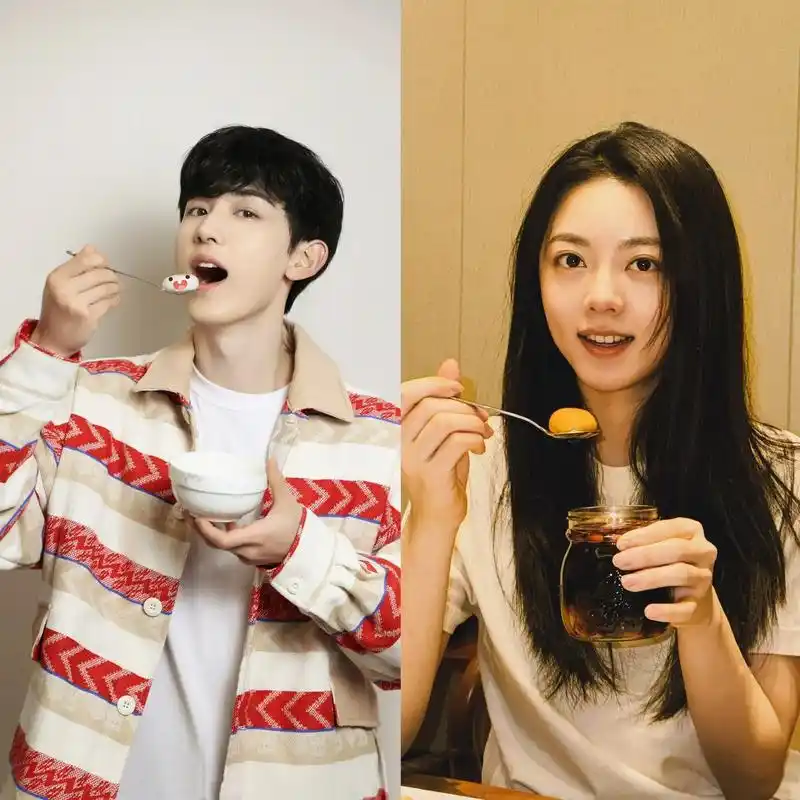 两小只~元宵节快乐~!#郭俊辰 #赵今麦 - 抖音