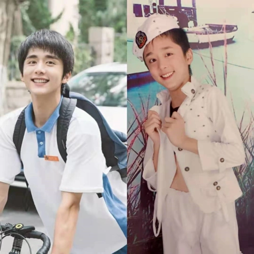 其实和小时候长的很像的明星也不在少数.