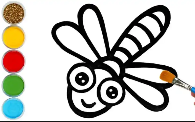 卡通简笔画,儿童蜻蜓简单画法,学会画简单好看的蜻蜓