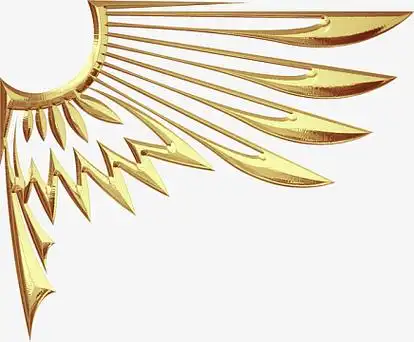 金色的翅膀素材_金色的翅膀图片元素-觅元素