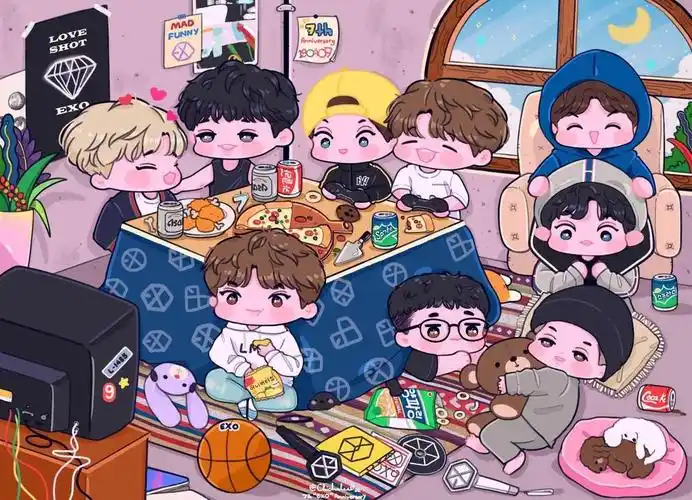 有没有集美有exo的各种出圈神图(九人无水印)? - 知乎