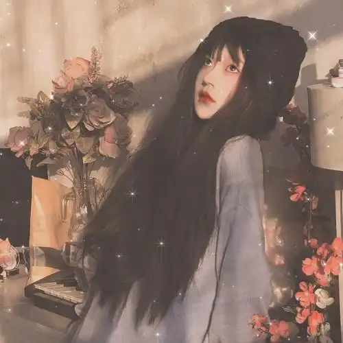 仙气少女心女生头像分手的意思其实是我有两只手分一只手给你牵