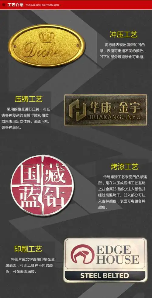 厂家直销丝印滴塑贴膜铝牌 标志牌 加印logo铭牌