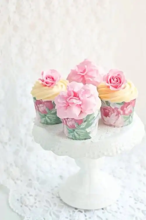 翻糖蛋糕 纸杯蛋糕 甜点 美食