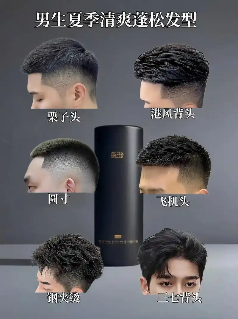 男士蓬松清爽烫发来袭!