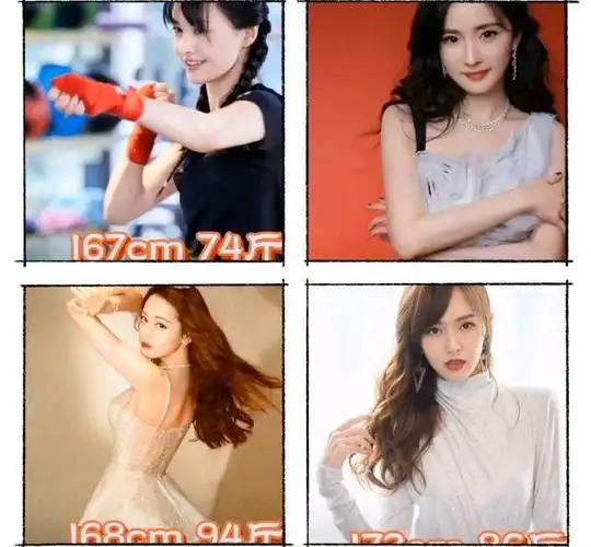 女明星到底有多瘦?