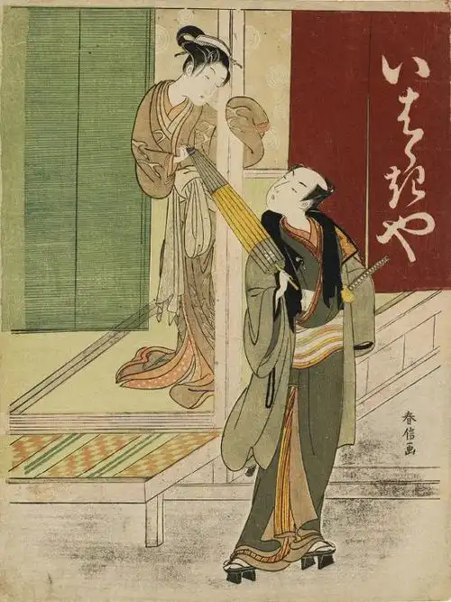 喜多川歌麿 据澎湃新闻了解,此次"铃木春信 - 波士顿美术馆浮世绘名品