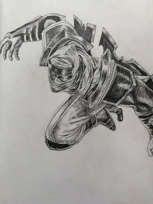 算是速写吗#速写  #英雄联盟  #影流之主  #劫