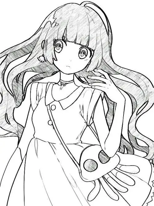 少女简笔画简单