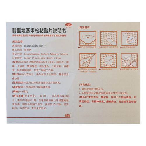 【意可贴 醋酸地塞米松粘贴片】价格_功效与副作用_说明书-康德乐大