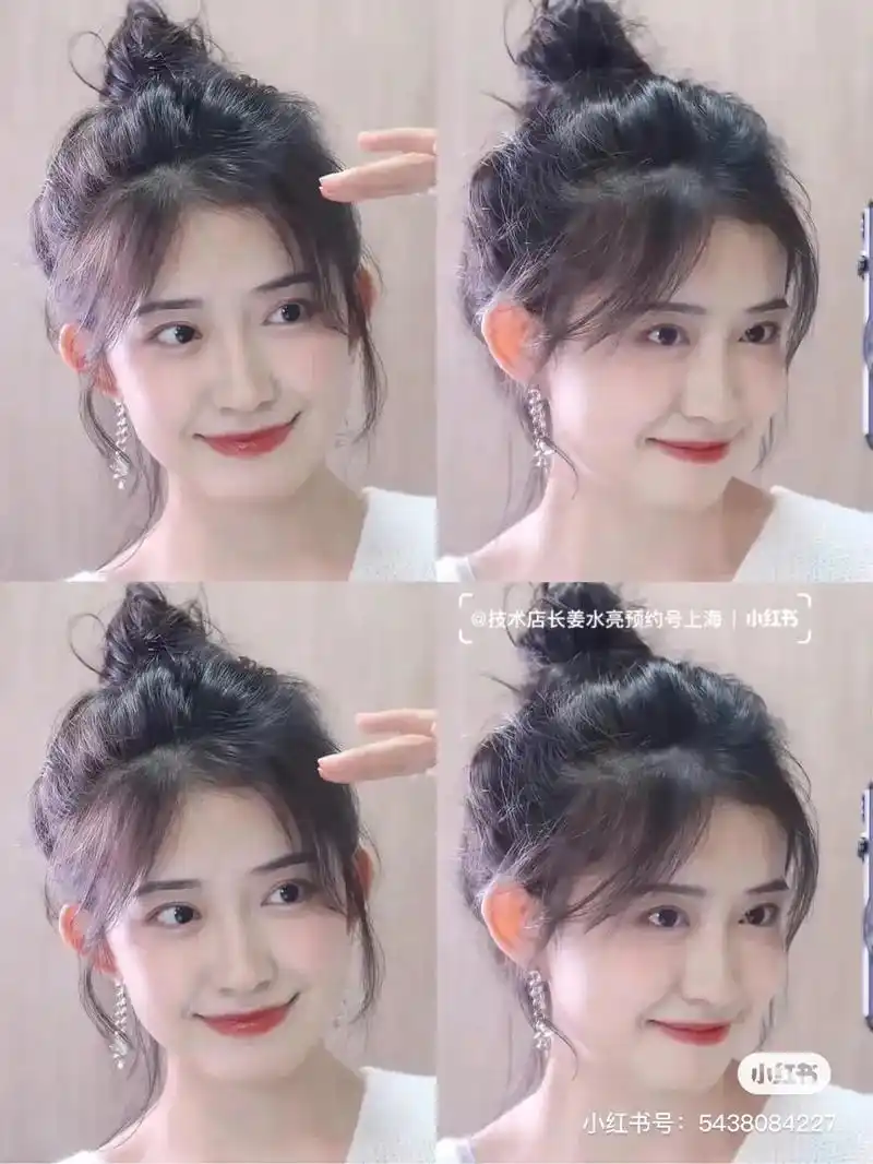 胎毛刘海就是用小碎发打造的轻薄刘海,不仅可以让发量看起来更多 - 抖