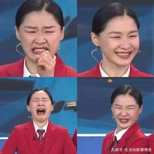 中的出色表演,一夜成名,全网传遍了她的表情包,她的名字叫做金靖