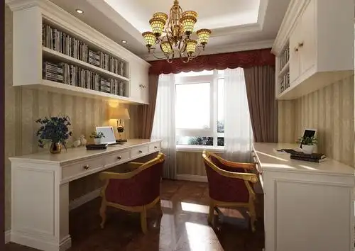 简欧风格书房装修效果图