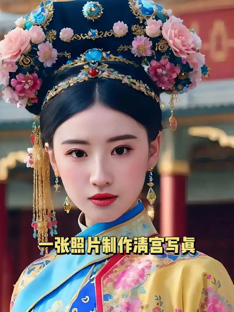 ai换脸古装特效 一张照片换脸清宫格格 把视频人物换成自 - 抖音