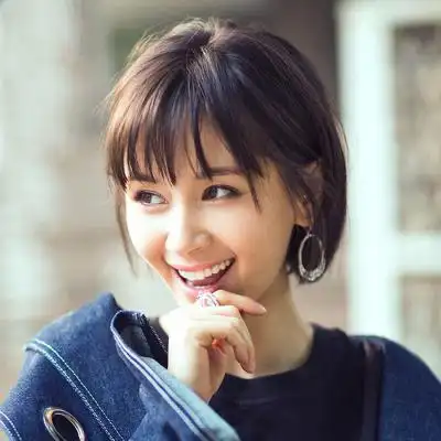 欢乐颂王子文子文短发真人发丝bobo头短直发空气刘海整顶假发