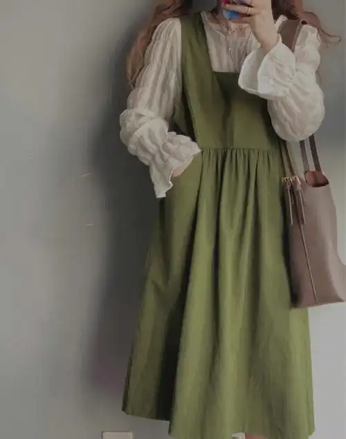 森系穿搭仙女裙真的好爱