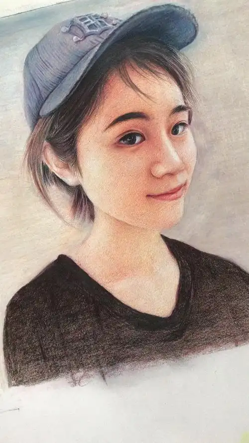 彩铅人物肖像