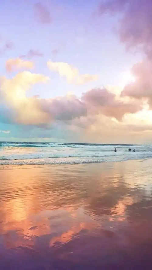 手机大全图片唯美浪漫海边天空风景图片手机壁纸大全