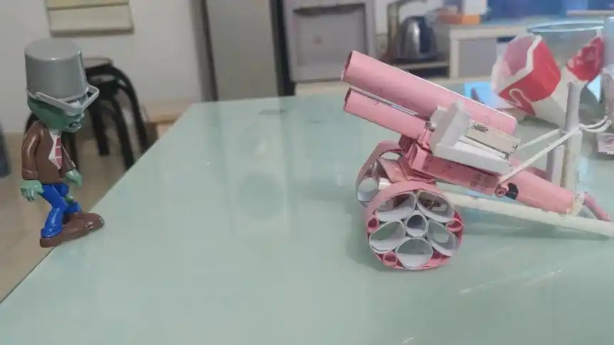 给儿子做的大炮